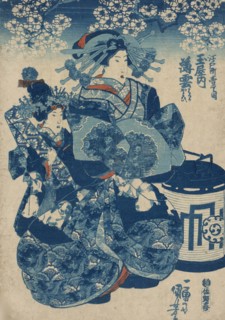 Courtesan Usugumo of Tama-ya. 1835
