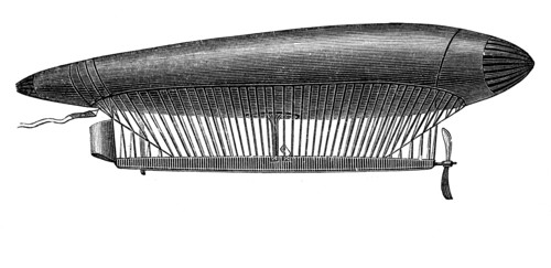 The steerable airship by ch. renard and a krebs