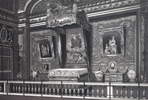Versailles, chambre er lit de louis 14