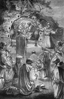 The christmas celebration of the holy franz von asissi