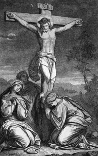 The cruzifixion of christ