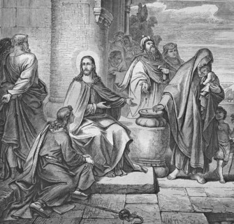 The alms of the poor widow