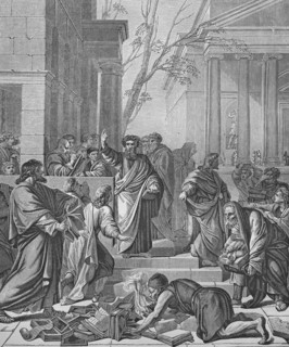 Paulus preaching in ephesus