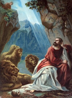 Daniel in the lion's den