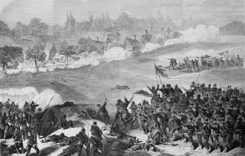 Assault on the village of st. marie