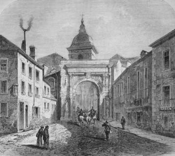 The porte-noire in besancon