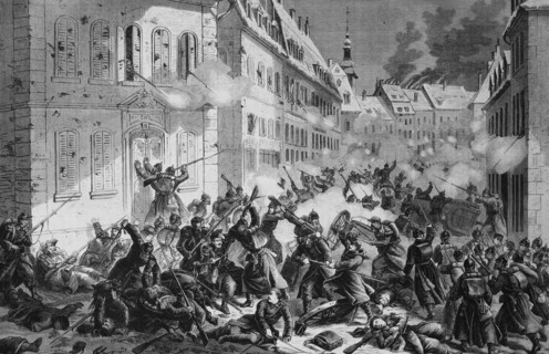 Street fight in le mans