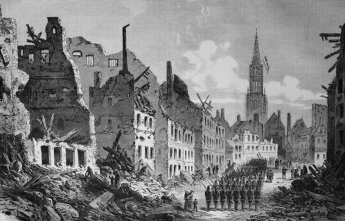 Street steinstrasse in strassburg