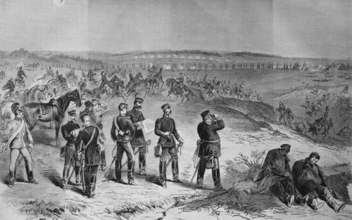 Saxons attacking