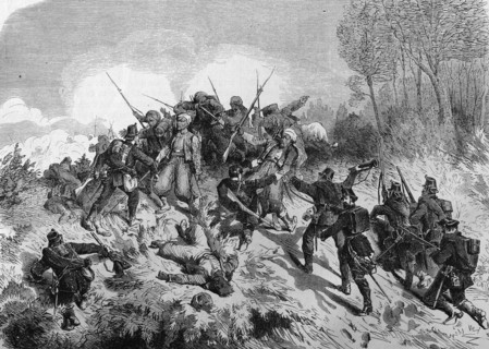 North german soldiers near woerth