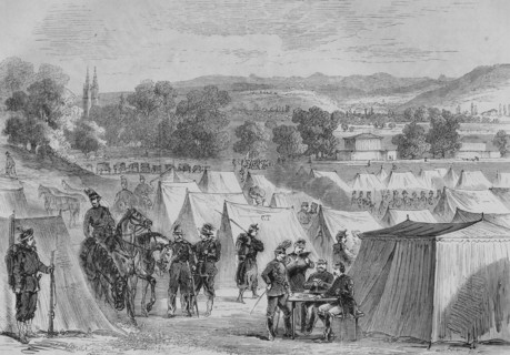 Swiss camp on bruderholz hill