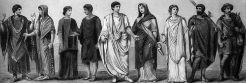 Fashion, costumes from ancient times