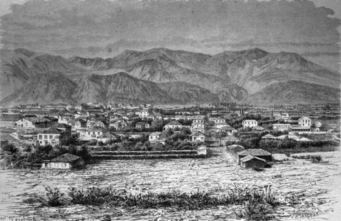 View of sparta, greece