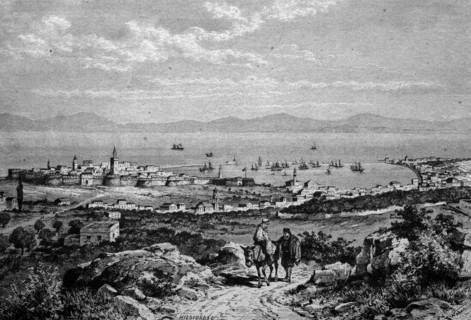 The city and castle of chios