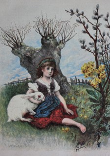 Girl with bunny