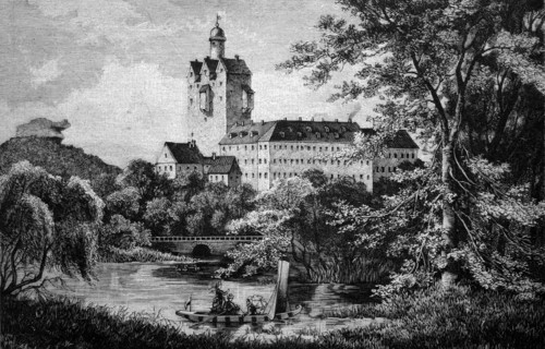 Ballenstedt castle in the harz mountains