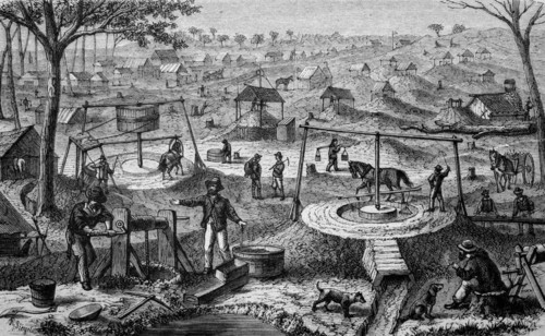 Gold mining in australia