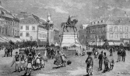 Fellachich square in agram