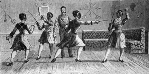 Women's fencing school