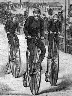 Penny farthing bicycles