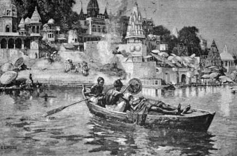 Death passage of a brahmin