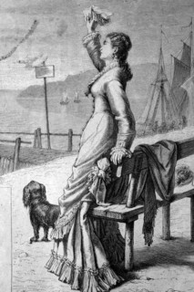 Farewell at the harbour