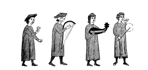 Troubadours and minstrels