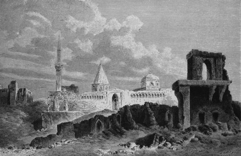 Ruins of the seljuk palace in konya