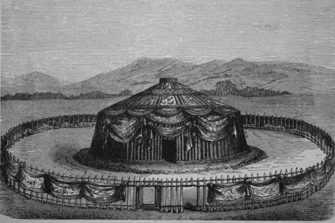 War tent of genghis khan