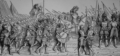 Troops of the middle ages