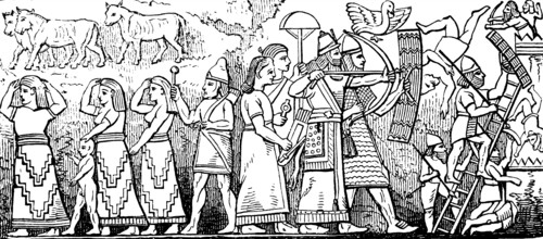 Assyrian relief,