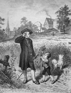 Farmer and his child