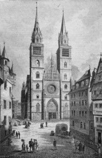 Lorenzkirche church in nuremberg