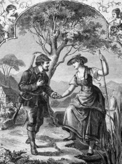 Fisher girl and hunter