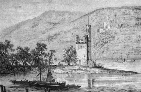 Maeuseturm tower near bingen