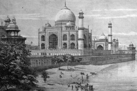 Taj mahal in agra, india