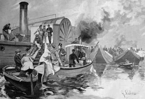 Police steam boat