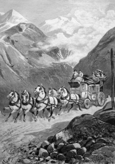 Swiss alpine post