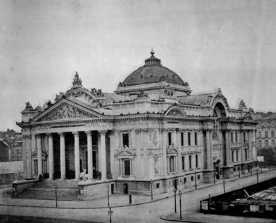 Palais de la bourse, stock exchange, brussels