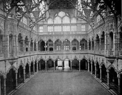 The interior of the stock exchange
