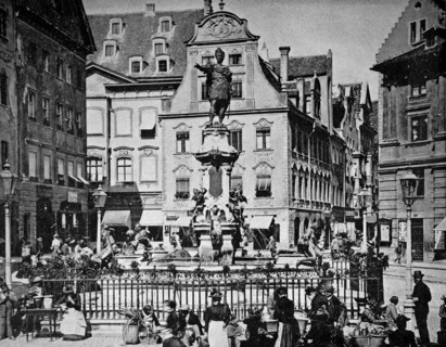 Cityscape of augsburg, bavaria