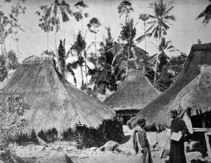 Village of lewolere, ile de flores