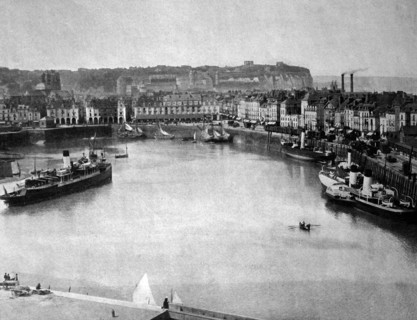 Port of dieppe, france