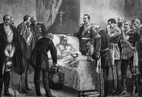 Emporer wilhelm on his deathbed