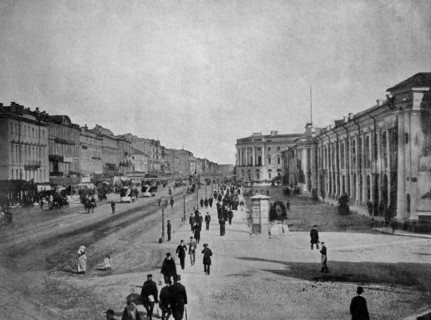 Nevsky prospect avenue, saint petersburg