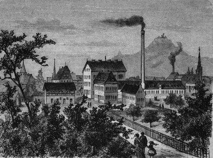 View of werner's factories
