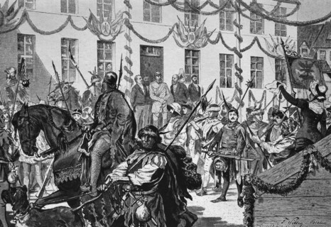 The hussite festival in bernau