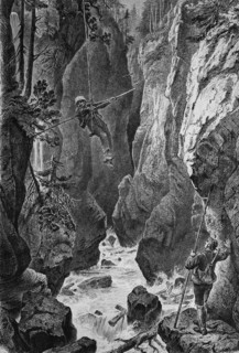 Gorge near garmisch-partenkirchen