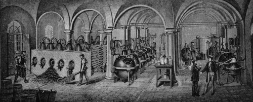 Factory of essential oils and essences