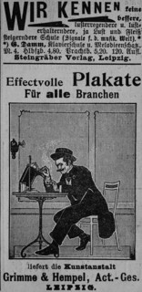 Advertising in the year 1890